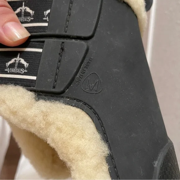 Veredus Grand Prix sheepskin Black front and hind boots set - Picture 11 of 11